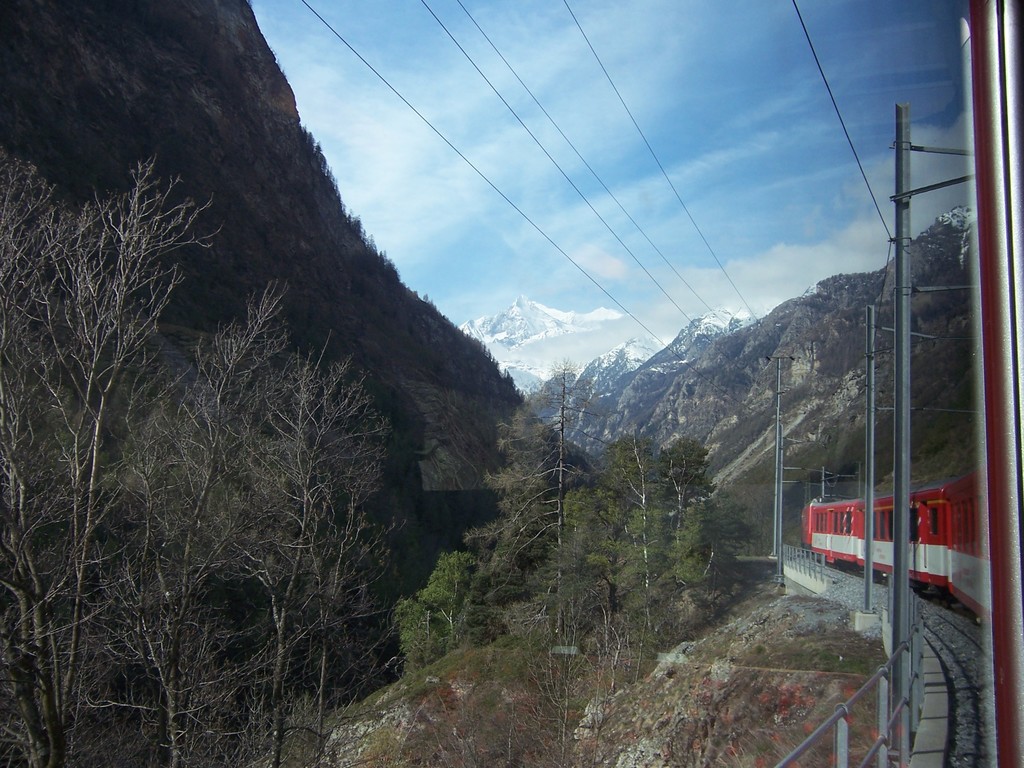 Subiendo por el valle de Mattertal hacia Zermatt (Valais). Foto:PabloFR