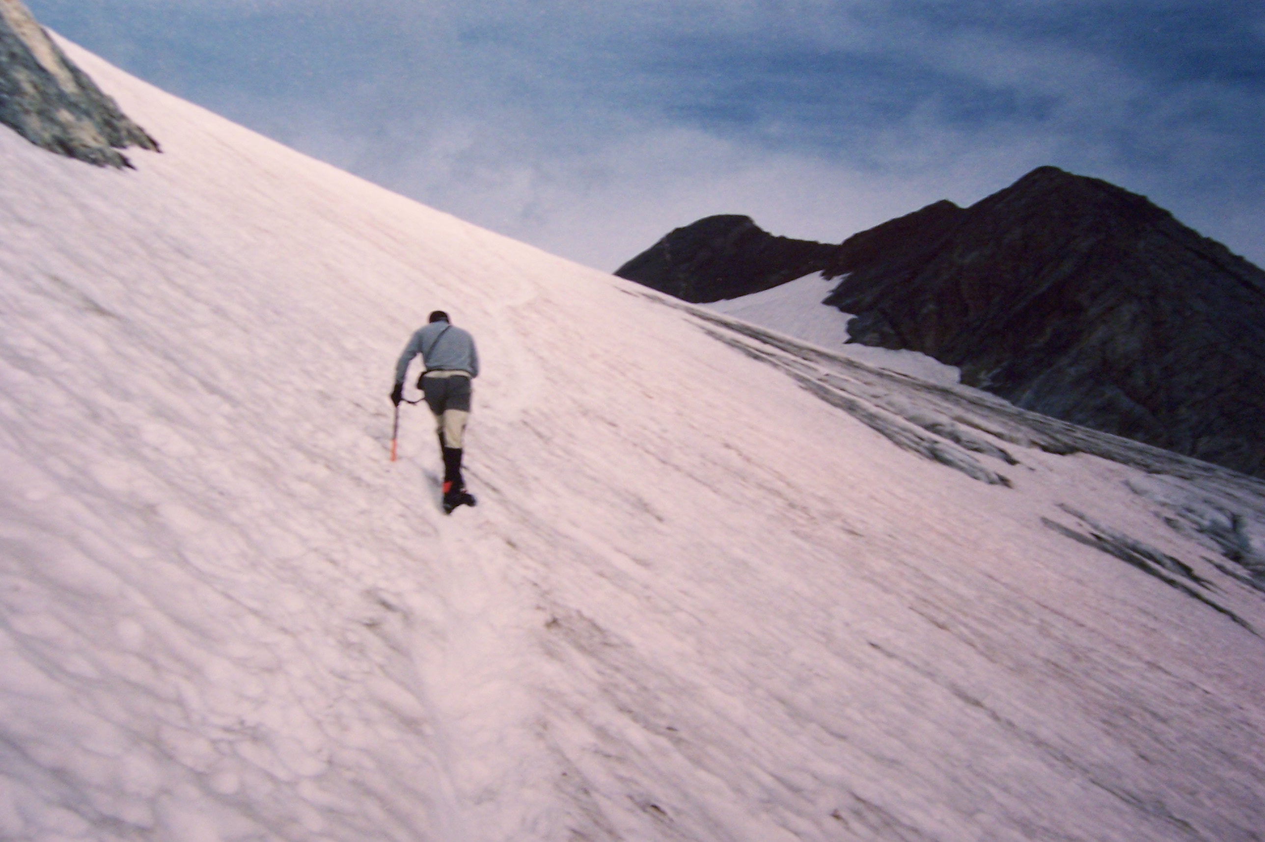 Remontando el Glacier D'Ossau. FotoEscaneada: PabloFR