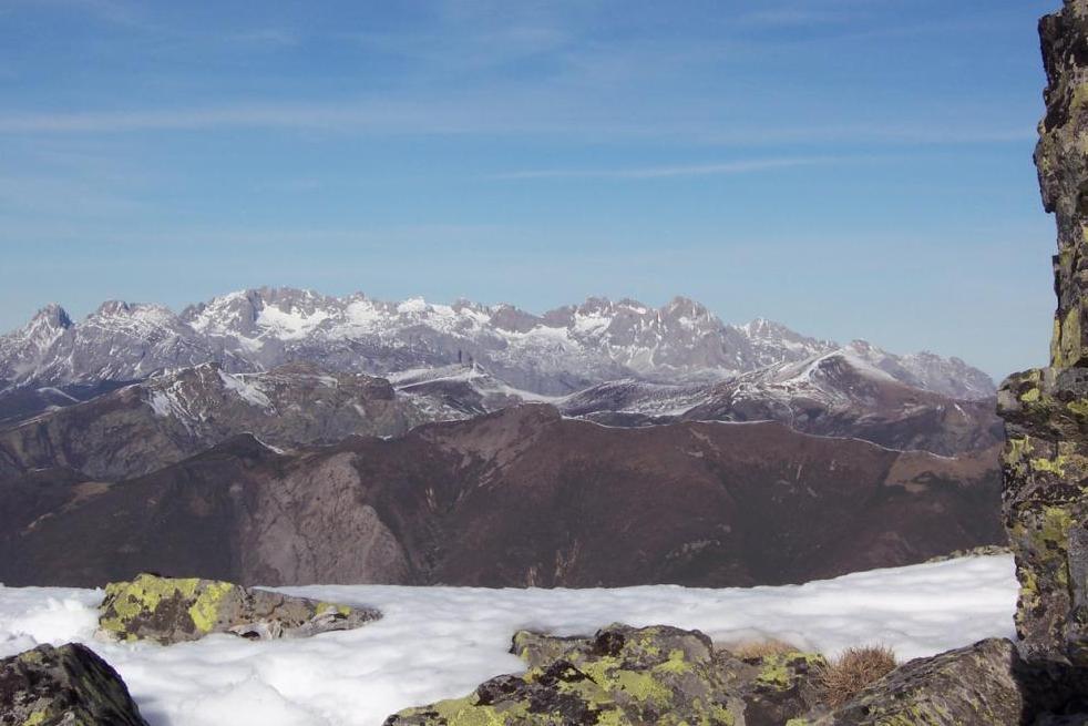 Picos de Europa desde el cordal Peñas Malas-Murcia. Foto:PabloFR